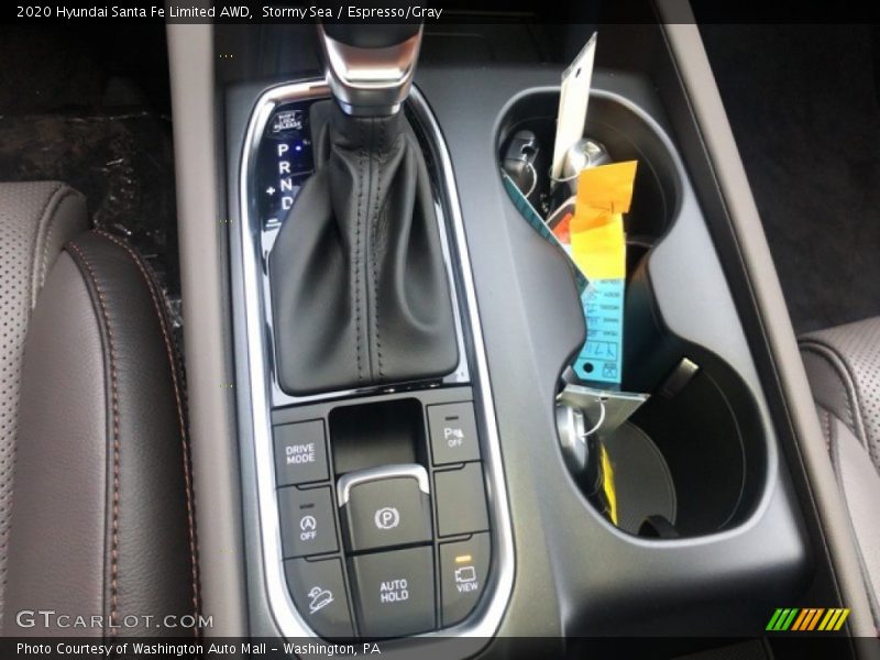Stormy Sea / Espresso/Gray 2020 Hyundai Santa Fe Limited AWD