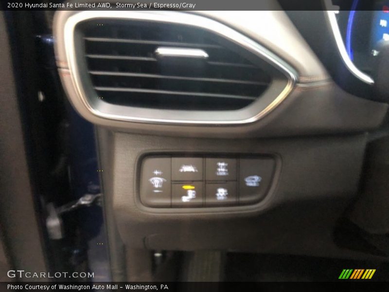 Stormy Sea / Espresso/Gray 2020 Hyundai Santa Fe Limited AWD