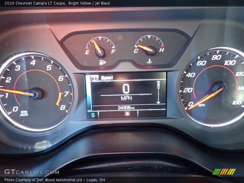 Bright Yellow / Jet Black 2016 Chevrolet Camaro LT Coupe