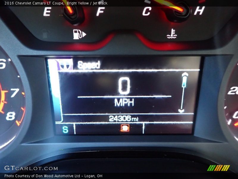 Bright Yellow / Jet Black 2016 Chevrolet Camaro LT Coupe