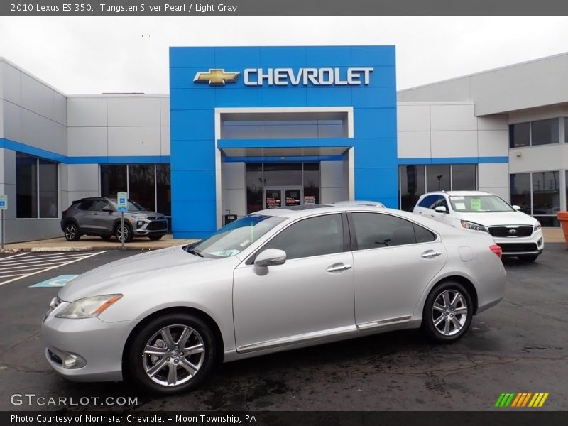 Tungsten Silver Pearl / Light Gray 2010 Lexus ES 350