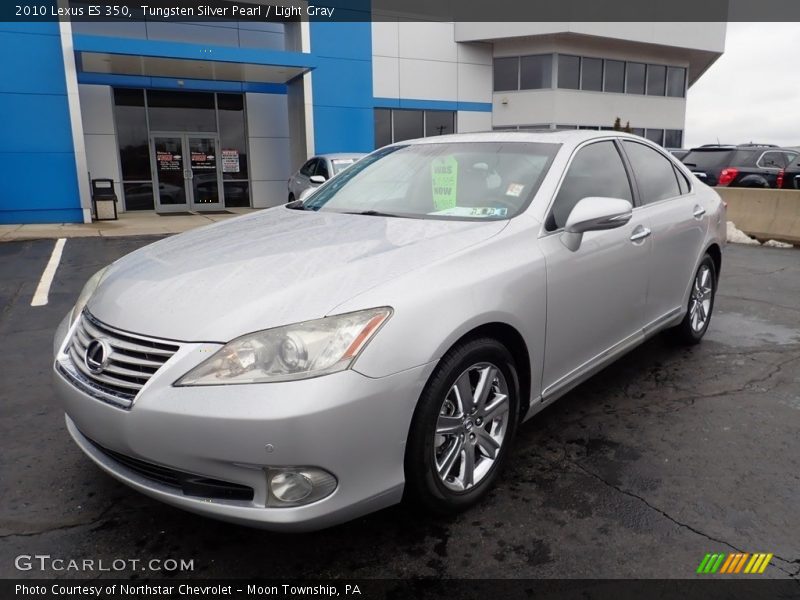 Tungsten Silver Pearl / Light Gray 2010 Lexus ES 350