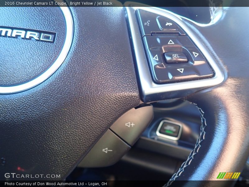 Bright Yellow / Jet Black 2016 Chevrolet Camaro LT Coupe