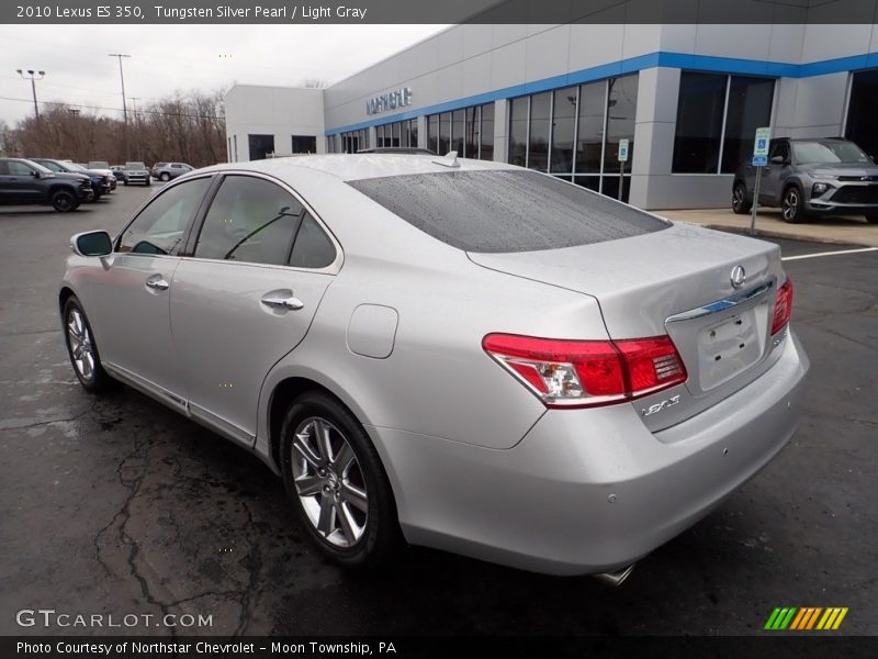 Tungsten Silver Pearl / Light Gray 2010 Lexus ES 350