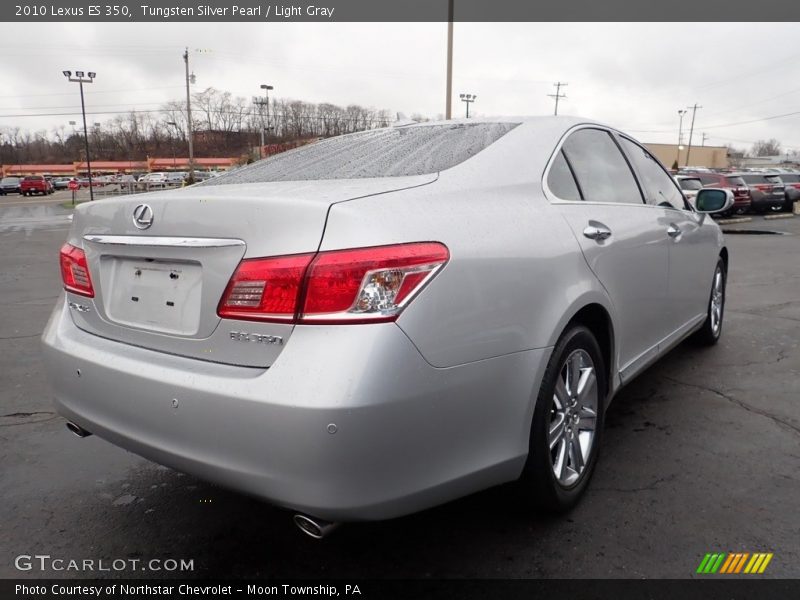 Tungsten Silver Pearl / Light Gray 2010 Lexus ES 350