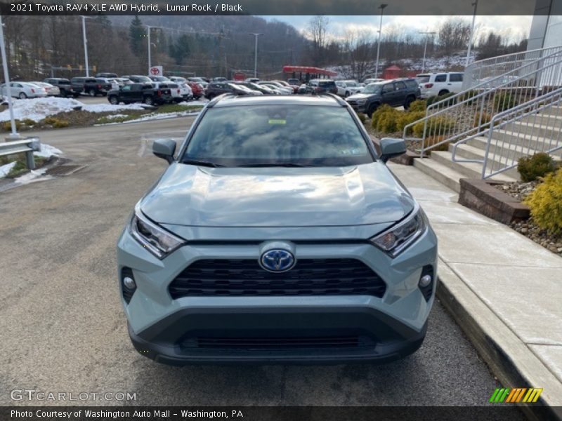 Lunar Rock / Black 2021 Toyota RAV4 XLE AWD Hybrid