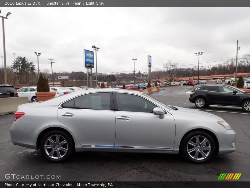 Tungsten Silver Pearl / Light Gray 2010 Lexus ES 350