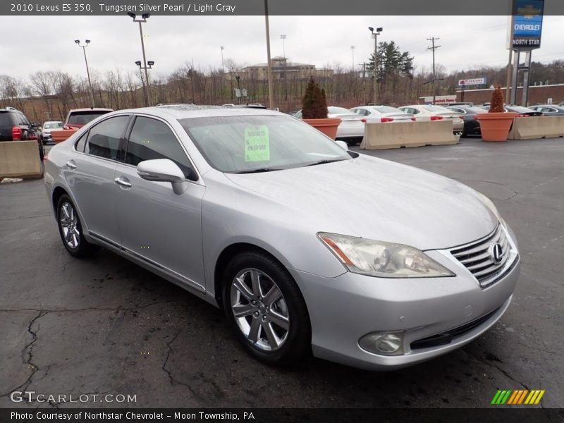 Tungsten Silver Pearl / Light Gray 2010 Lexus ES 350
