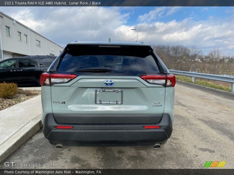 Lunar Rock / Black 2021 Toyota RAV4 XLE AWD Hybrid