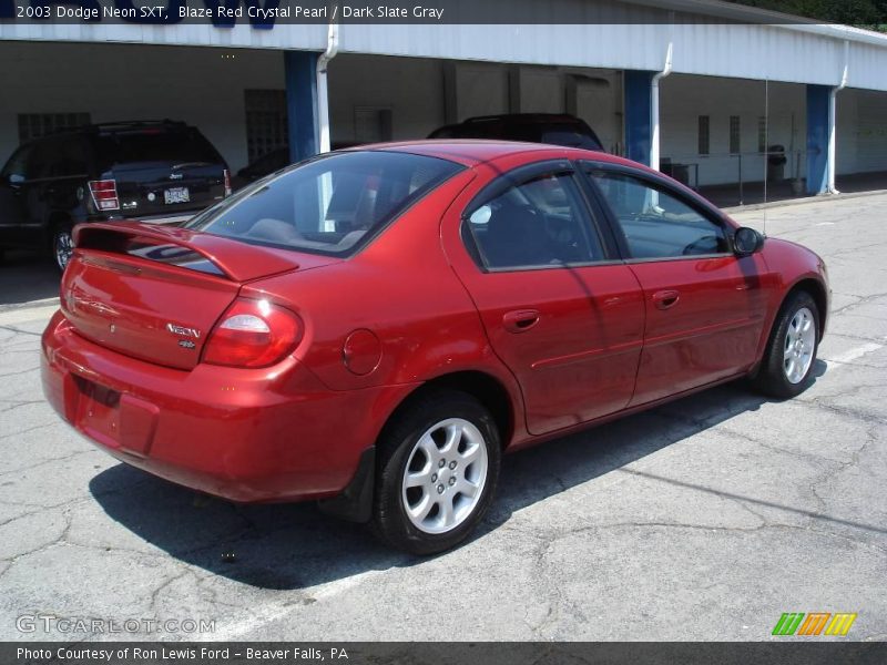 Blaze Red Crystal Pearl / Dark Slate Gray 2003 Dodge Neon SXT