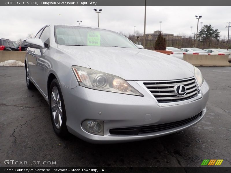Tungsten Silver Pearl / Light Gray 2010 Lexus ES 350