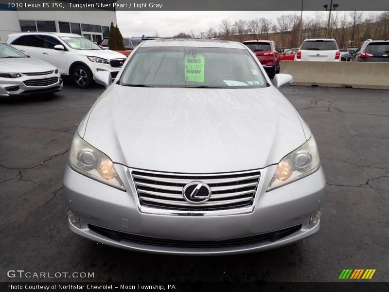 Tungsten Silver Pearl / Light Gray 2010 Lexus ES 350