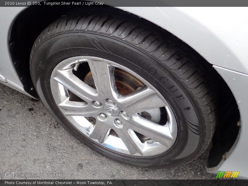 Tungsten Silver Pearl / Light Gray 2010 Lexus ES 350