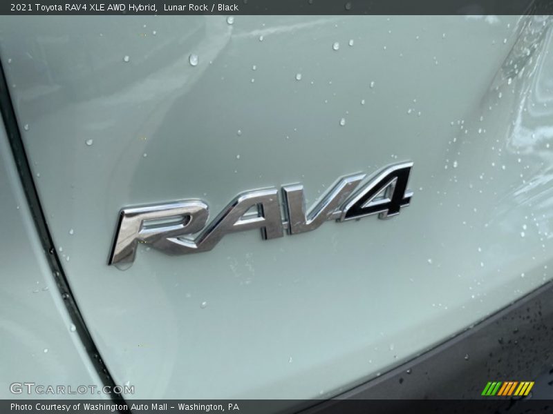 Lunar Rock / Black 2021 Toyota RAV4 XLE AWD Hybrid