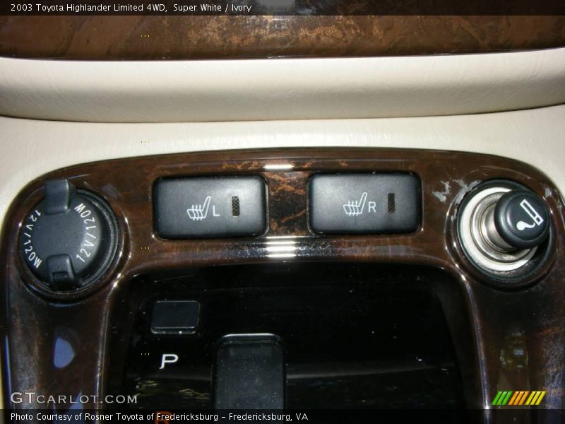 Super White / Ivory 2003 Toyota Highlander Limited 4WD