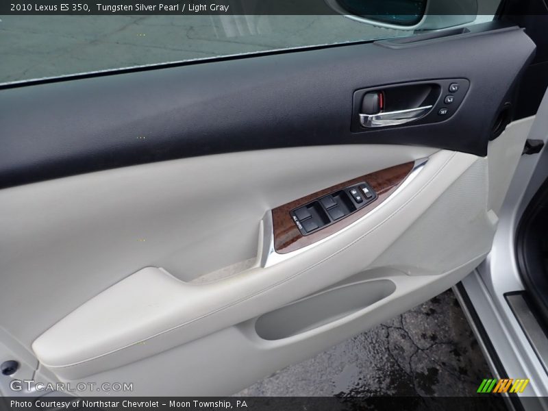 Tungsten Silver Pearl / Light Gray 2010 Lexus ES 350