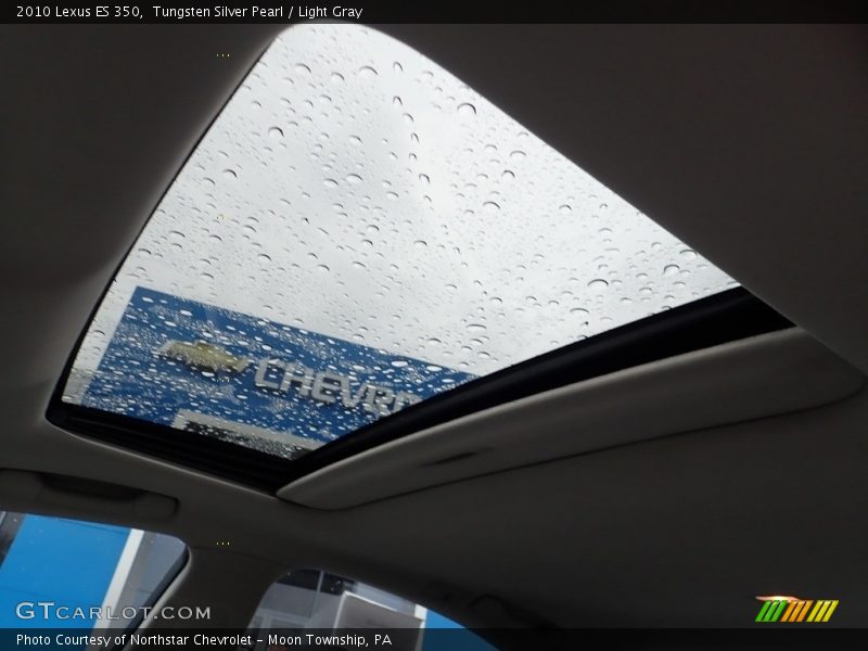Tungsten Silver Pearl / Light Gray 2010 Lexus ES 350