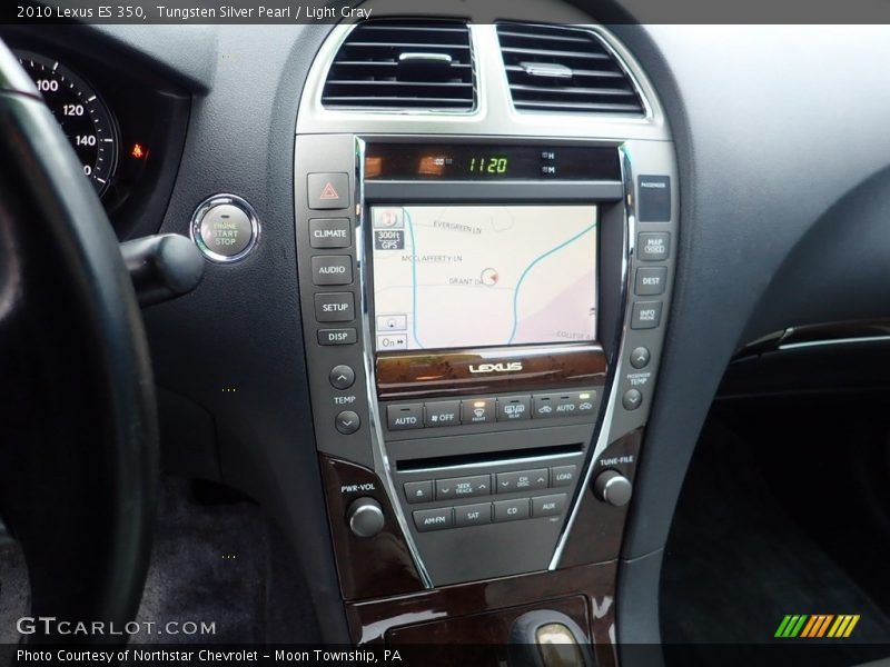 Tungsten Silver Pearl / Light Gray 2010 Lexus ES 350