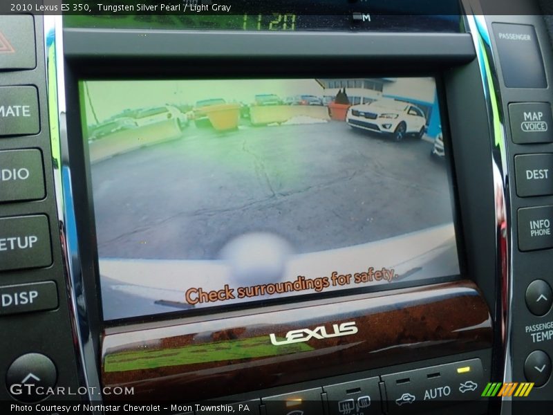 Tungsten Silver Pearl / Light Gray 2010 Lexus ES 350
