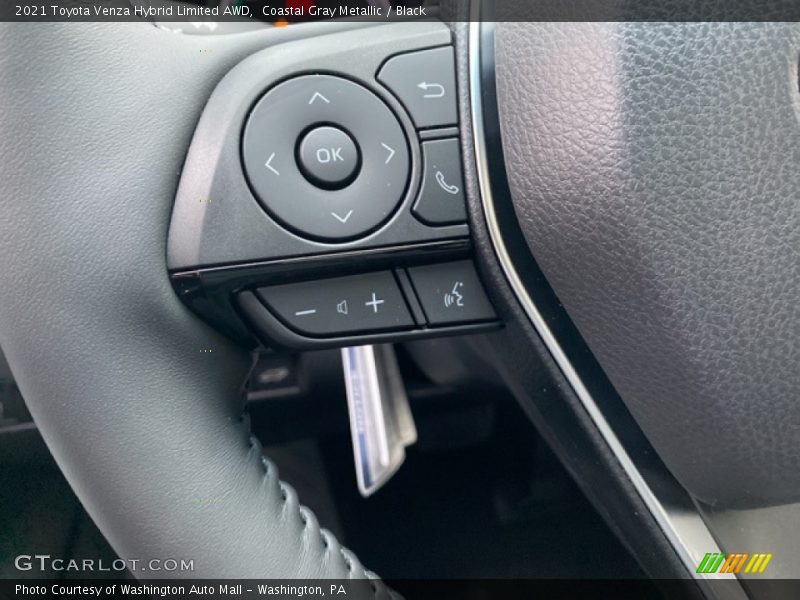 Coastal Gray Metallic / Black 2021 Toyota Venza Hybrid Limited AWD