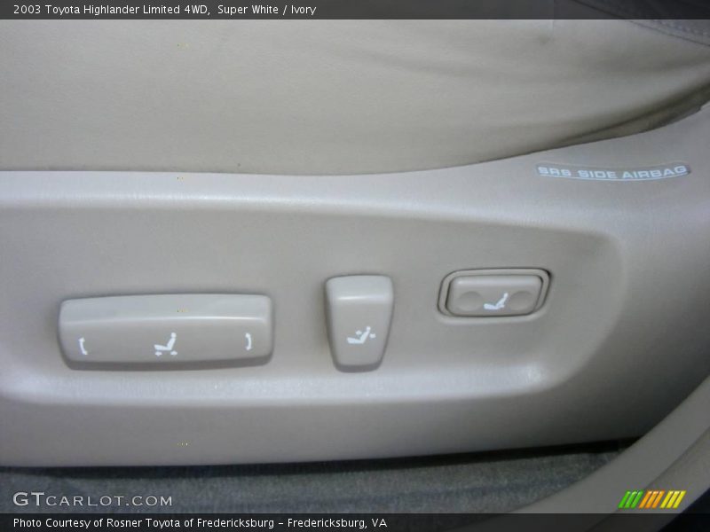 Super White / Ivory 2003 Toyota Highlander Limited 4WD