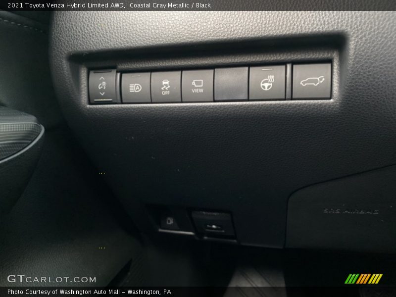 Coastal Gray Metallic / Black 2021 Toyota Venza Hybrid Limited AWD