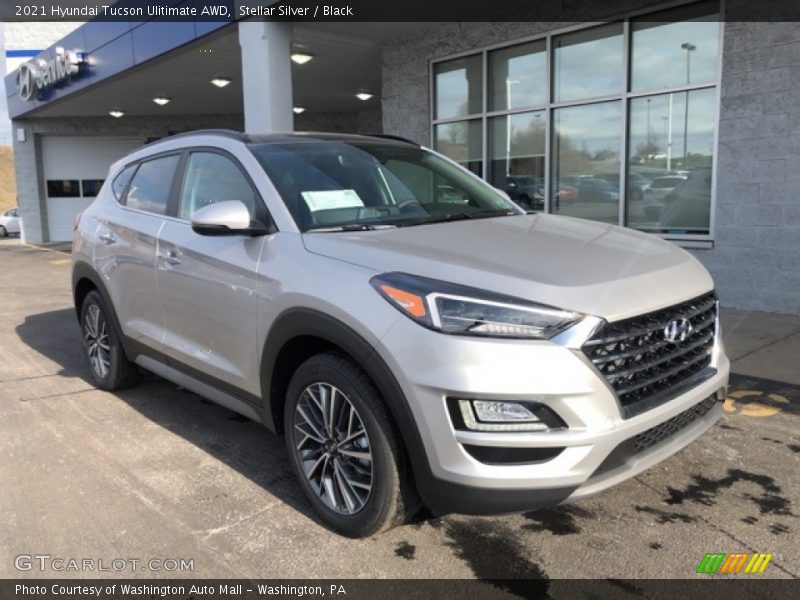 Stellar Silver / Black 2021 Hyundai Tucson Ulitimate AWD