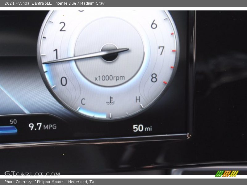 Intense Blue / Medium Gray 2021 Hyundai Elantra SEL