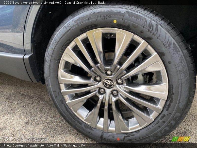 Coastal Gray Metallic / Black 2021 Toyota Venza Hybrid Limited AWD