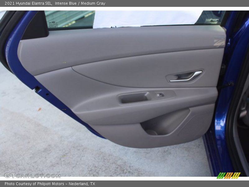 Intense Blue / Medium Gray 2021 Hyundai Elantra SEL