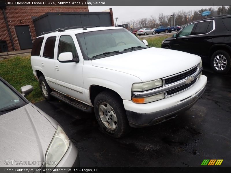 Summit White / Tan/Neutral 2004 Chevrolet Tahoe LT 4x4