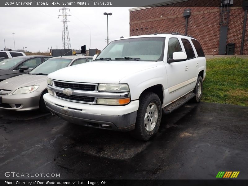 Summit White / Tan/Neutral 2004 Chevrolet Tahoe LT 4x4