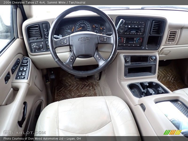 Summit White / Tan/Neutral 2004 Chevrolet Tahoe LT 4x4