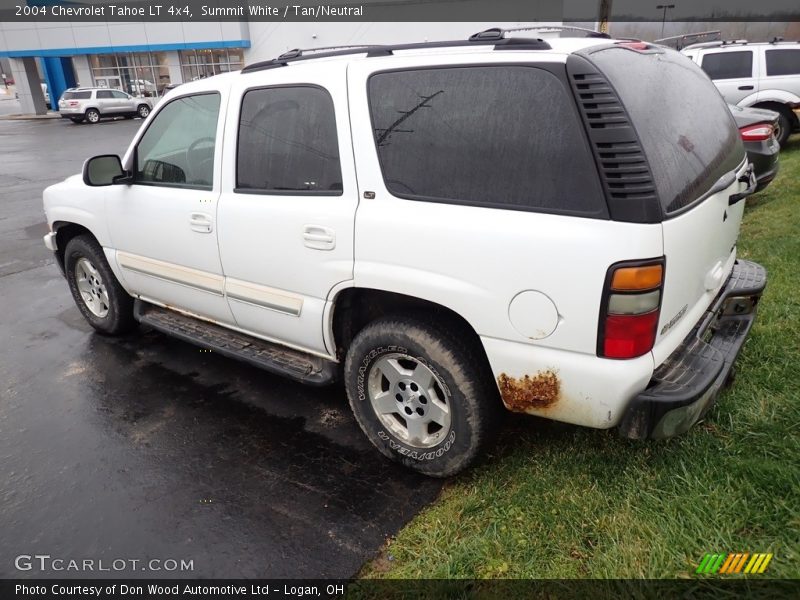 Summit White / Tan/Neutral 2004 Chevrolet Tahoe LT 4x4