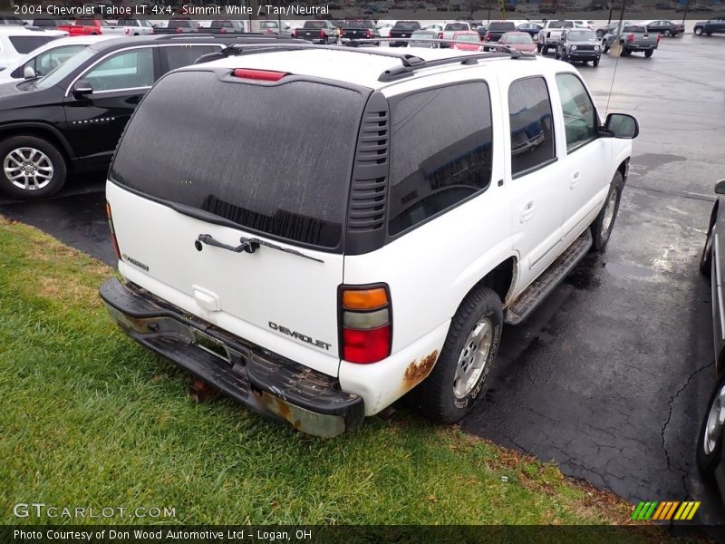 Summit White / Tan/Neutral 2004 Chevrolet Tahoe LT 4x4