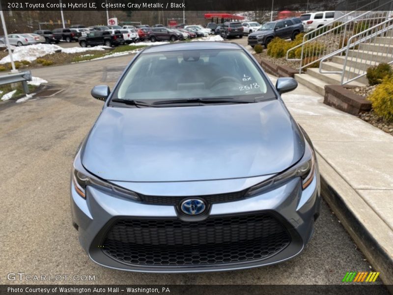 Celestite Gray Metallic / Black 2021 Toyota Corolla Hybrid LE