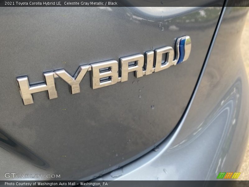 Celestite Gray Metallic / Black 2021 Toyota Corolla Hybrid LE