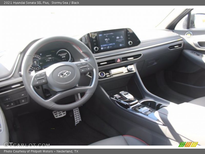 Stormy Sea / Black 2021 Hyundai Sonata SEL Plus