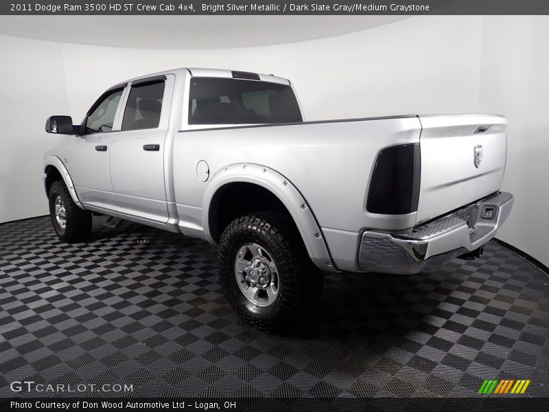 Bright Silver Metallic / Dark Slate Gray/Medium Graystone 2011 Dodge Ram 3500 HD ST Crew Cab 4x4
