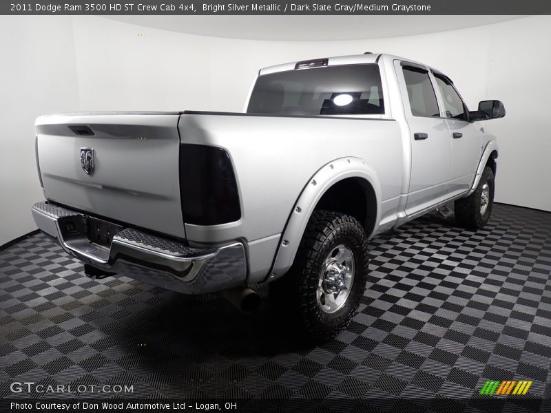 Bright Silver Metallic / Dark Slate Gray/Medium Graystone 2011 Dodge Ram 3500 HD ST Crew Cab 4x4