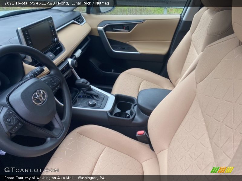 Lunar Rock / Nutmeg 2021 Toyota RAV4 XLE AWD Hybrid