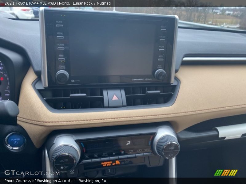 Lunar Rock / Nutmeg 2021 Toyota RAV4 XLE AWD Hybrid