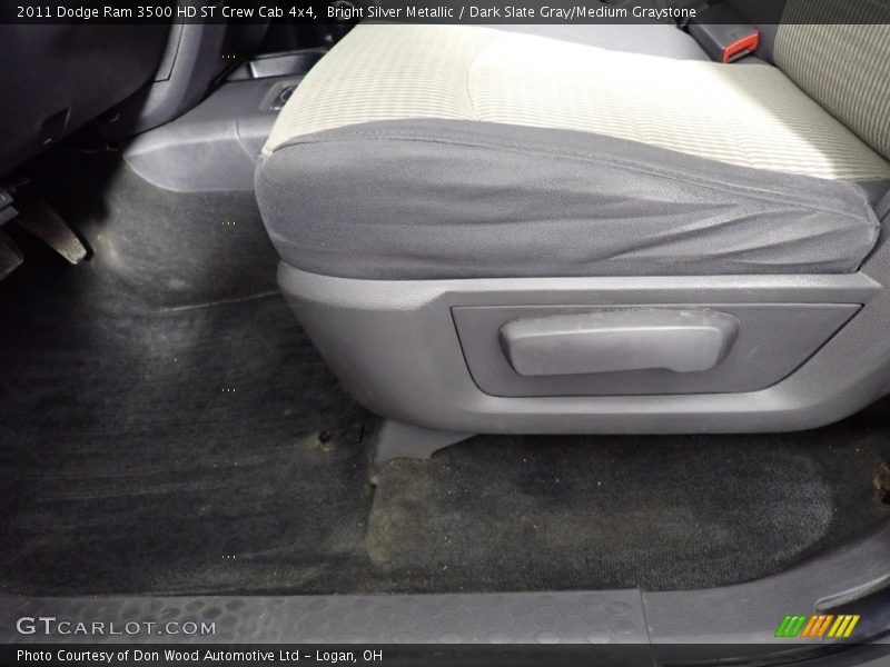 Bright Silver Metallic / Dark Slate Gray/Medium Graystone 2011 Dodge Ram 3500 HD ST Crew Cab 4x4