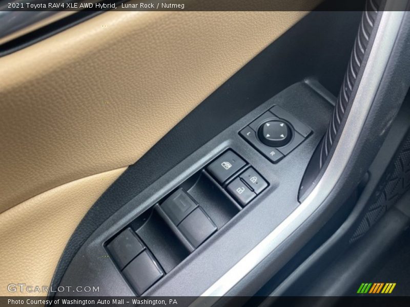 Lunar Rock / Nutmeg 2021 Toyota RAV4 XLE AWD Hybrid