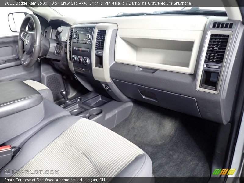 Bright Silver Metallic / Dark Slate Gray/Medium Graystone 2011 Dodge Ram 3500 HD ST Crew Cab 4x4