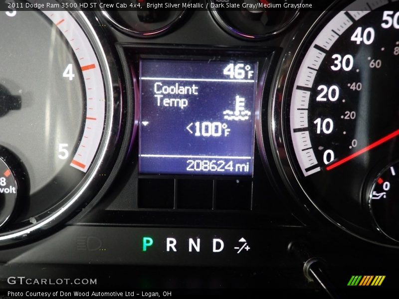 Bright Silver Metallic / Dark Slate Gray/Medium Graystone 2011 Dodge Ram 3500 HD ST Crew Cab 4x4