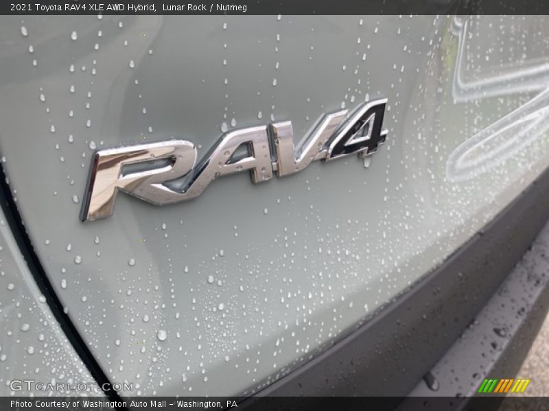 Lunar Rock / Nutmeg 2021 Toyota RAV4 XLE AWD Hybrid