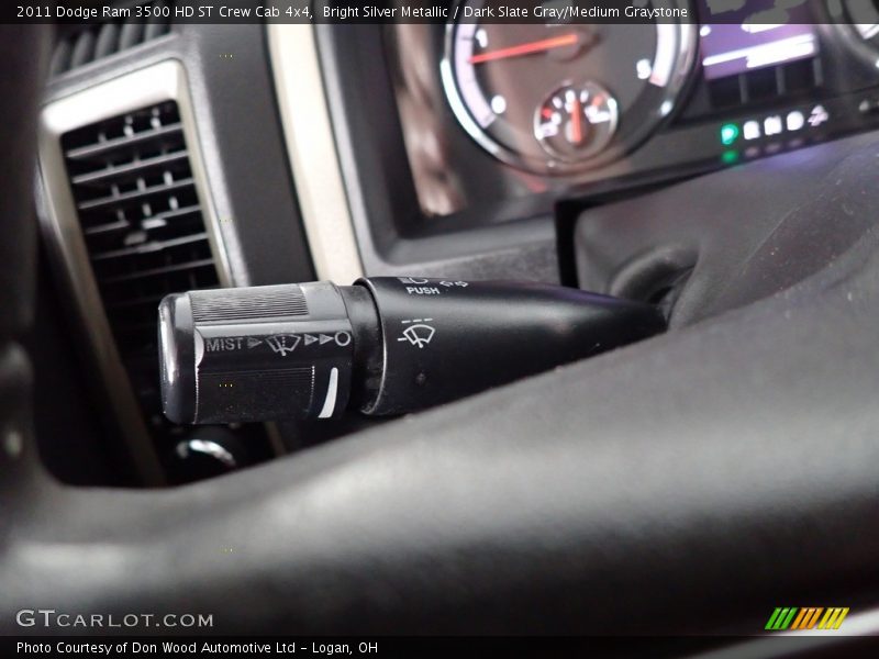 Bright Silver Metallic / Dark Slate Gray/Medium Graystone 2011 Dodge Ram 3500 HD ST Crew Cab 4x4