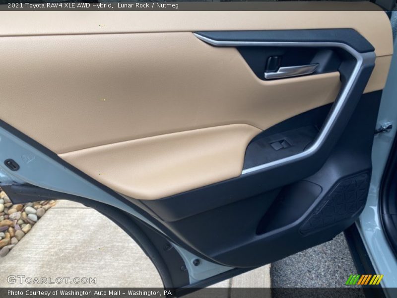 Lunar Rock / Nutmeg 2021 Toyota RAV4 XLE AWD Hybrid