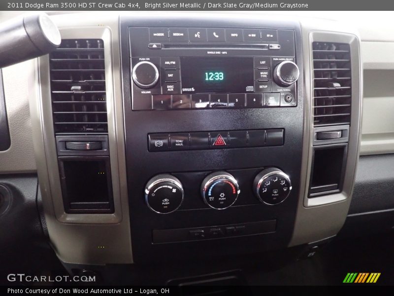 Bright Silver Metallic / Dark Slate Gray/Medium Graystone 2011 Dodge Ram 3500 HD ST Crew Cab 4x4